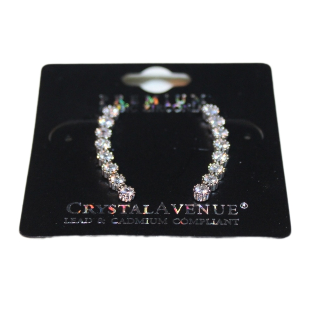 Women's Cubic Zirconia Climbing Earrings - Picture 3 of 16